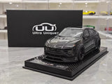 [Ultra Unique] 1:18 Lamborghini 2019 Urus Widebody zwart modelauto Hars