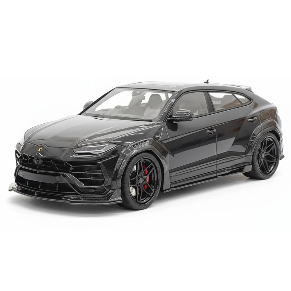 [Ultra Unique] 1:18 Lamborghini 2019 Urus Widebody zwart modelauto Hars