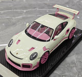 [Ultra Unique] 1:18 Porsche 2018 911 GT2 RS Weissach confezione rosa modellino di auto resina