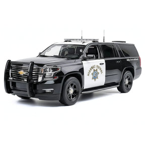 [Vehicle Art] 1:18 Chevrolet 2015 Suburban Highway Patrol Model Car Resin