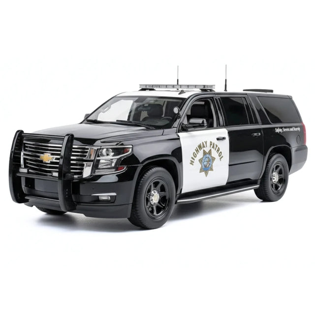 [Vehicle Art] 1:18 Chevrolet 2015 Suburban Highway Patrol Model Car Resin