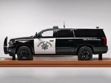 [Vehicle Art] 1:18 Chevrolet 2015 Suburban Highway Patrol Model Car Resin