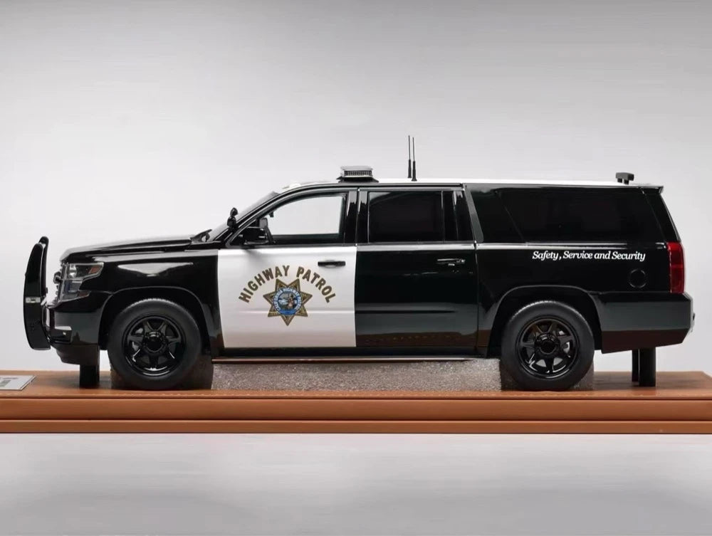 [Vehicle Art] 1:18 Chevrolet 2015 Suburban Highway Patrol modellino di auto resina