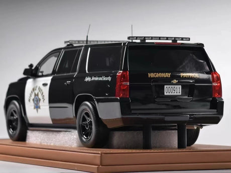 [Vehicle Art] 1:18 Chevrolet 2015 Suburban Highway Patrol Model Car Resin