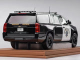 [Vehicle Art] 1:18 Chevrolet 2015 Suburban Highway Patrol Model Car Resin