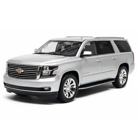 [Vehicle Art] 1:18 Chevrolet 2016 Suburban Silver Model Car Resin