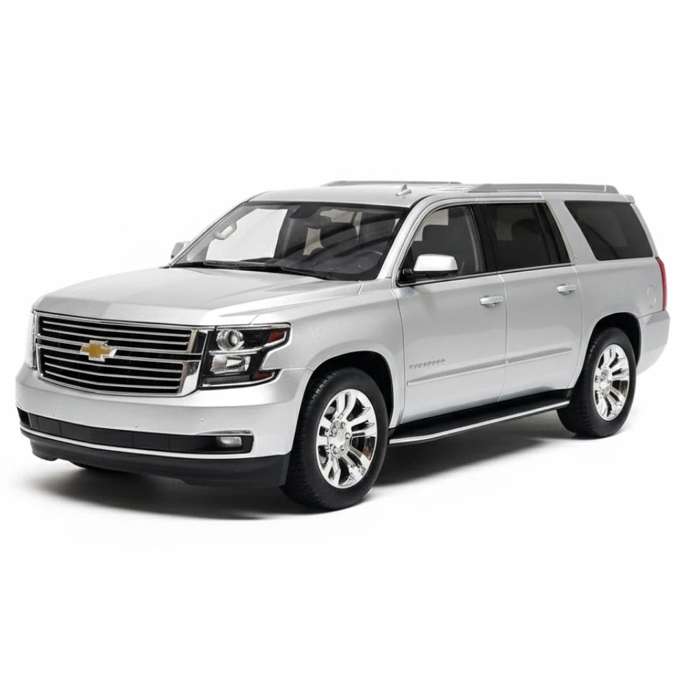 [Vehicle Art] 1:18 Chevrolet 2016 Suburban Silver Model Car Resin