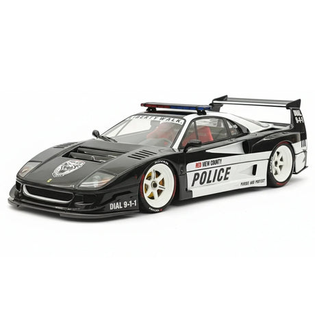 [VIP] 1:18 Ferrari 1987 F40 Liberty Walk Police モデルカー レジン