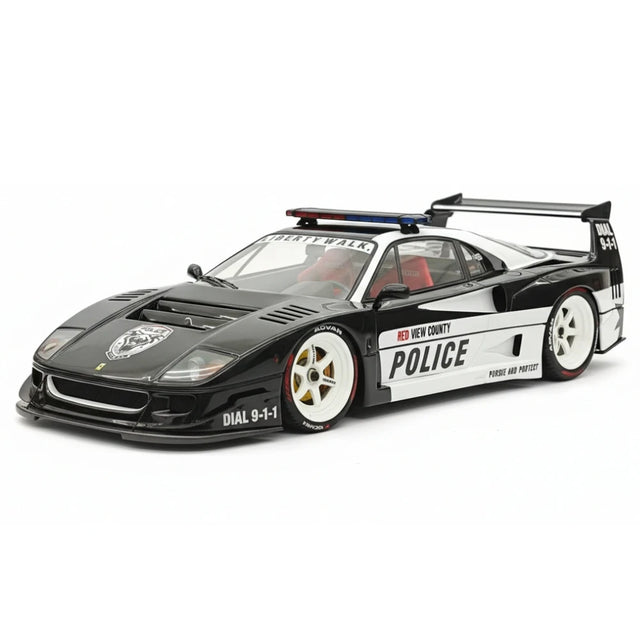 [VIP] 1:18 Ferrari 1987 F40 Liberty Walk Police モデルカー レジン