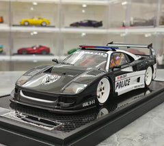 [VIP] 1:18 Ferrari 1987 F40 Liberty Walk Police Model Car Resin
