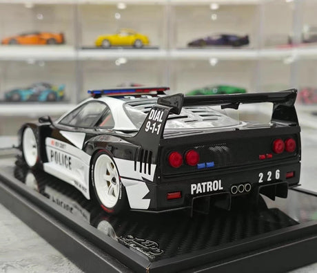 [VIP] 1:18 Ferrari 1987 F40 Liberty Walk Police モデルカー レジン