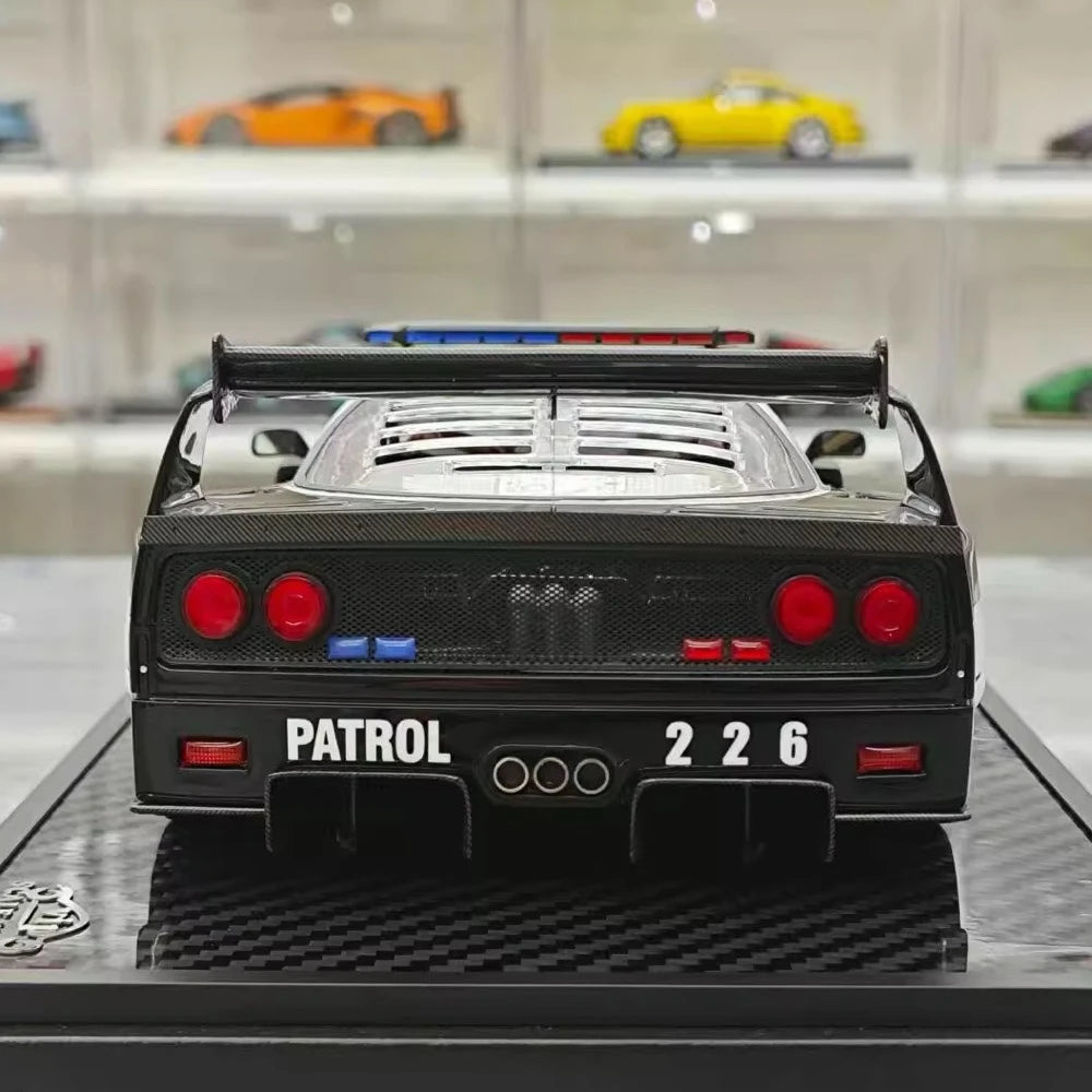 [VIP] 1:18 Ferrari 1987 F40 Liberty Walk Police Model Car Resin