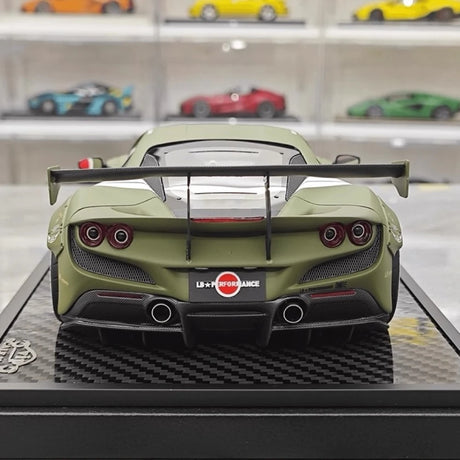 [VIP] 1:18 Ferrari 2020 F8 Tributo Liberty Walk グリーン モデルカー レジン