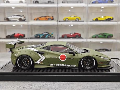 [VIP] 1:18 Ferrari 2020 F8 Tributo Liberty Walk グリーン モデルカー レジン