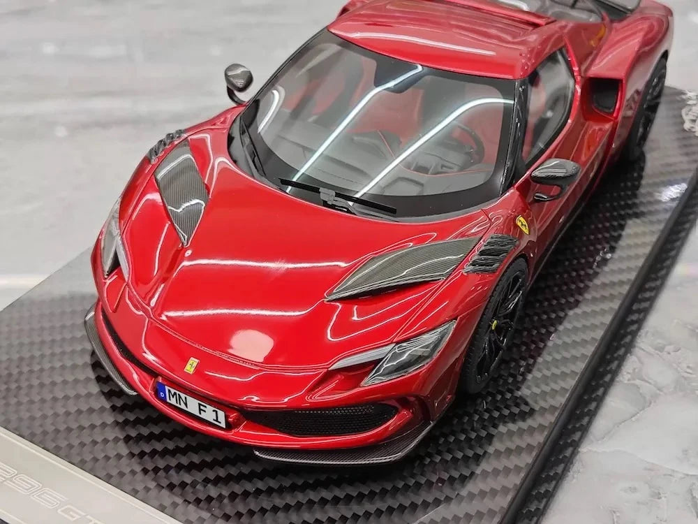 [VIP] 1:18 Ferrari 2023 296 GTB Novitec Red Model Car Resin