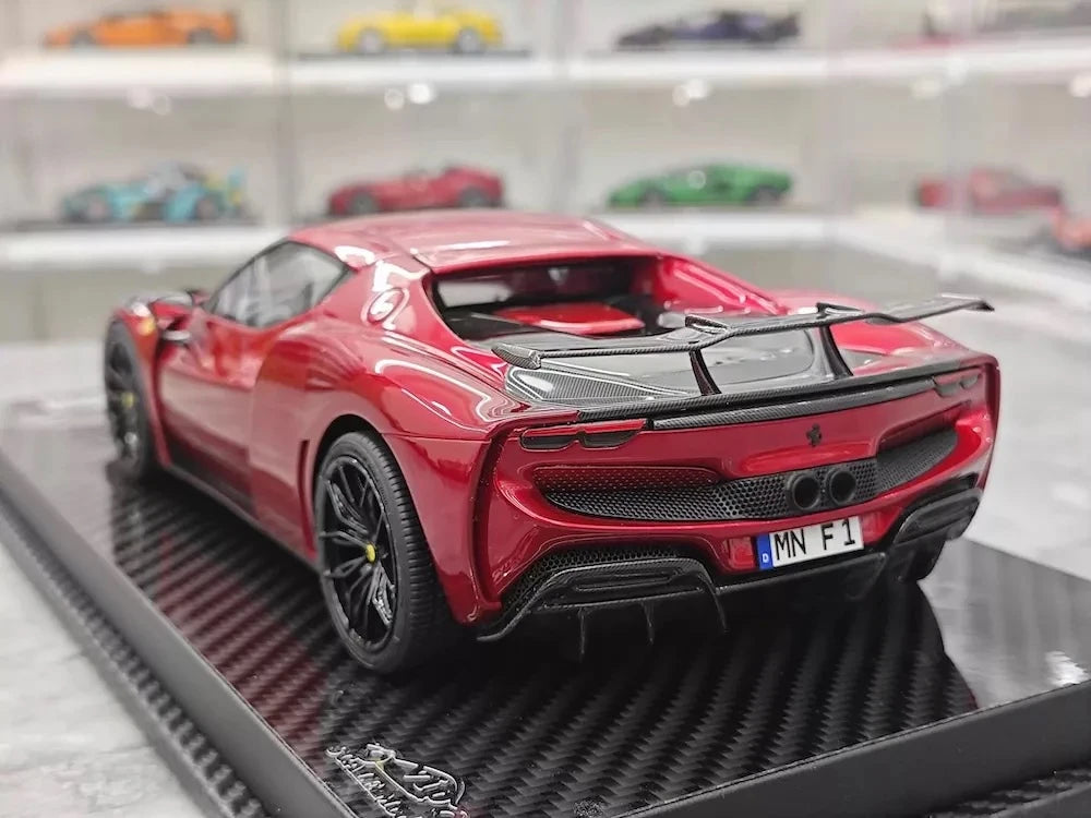 [VIP] 1:18 Ferrari 2023 296 GTB Novitec Red Model Car Resin