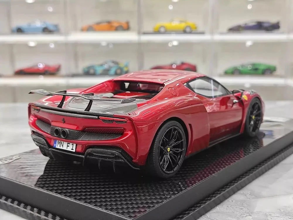 [VIP] 1:18 Ferrari 2023 296 GTB Novitec Red Model Car Resin