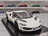 [VIP] 1:18 Ferrari 2023 296 GTB Novitec White Model Car Resin