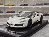 [VIP] 1:18 Ferrari 2023 296 GTB Novitec White Model Car Resin