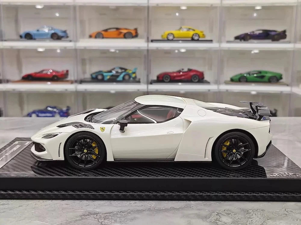 [VIP] 1:18 Ferrari 2023 296 GTB Novitec White Model Car Resin