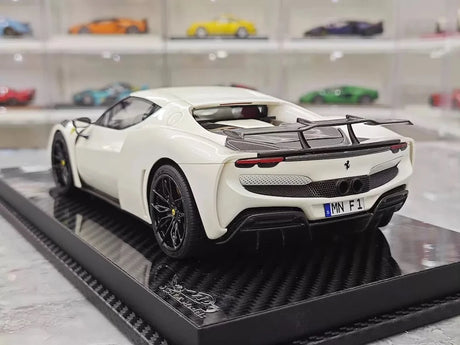 [VIP] 1:18 Ferrari 2023 296 GTB Novitec ホワイト モデルカー レジン
