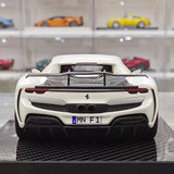 [VIP] 1:18 Ferrari 2023 296 GTB Novitec White Model Car Resin