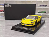 [VIP] 1:18 Ferrari 2023 296 GTB Novitec gul modellbil harts