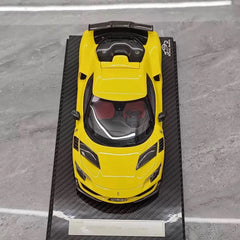 [VIP] 1:18 Ferrari 2023 296 GTB Novitec Yellow Model Car Resin