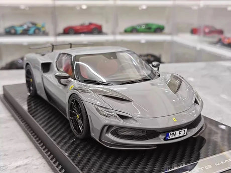 [VIP] 1:18 Ferrari 2023 296 GTB Novitec グレー モデルカー レジン