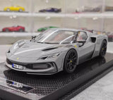 [VIP] 1:18 Ferrari 2023 296 GTB Novitec harmaa pienoismalli Hartsi