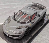 [VIP] 1:18 Ferrari 2023 296 GTB Novitec harmaa pienoismalli Hartsi