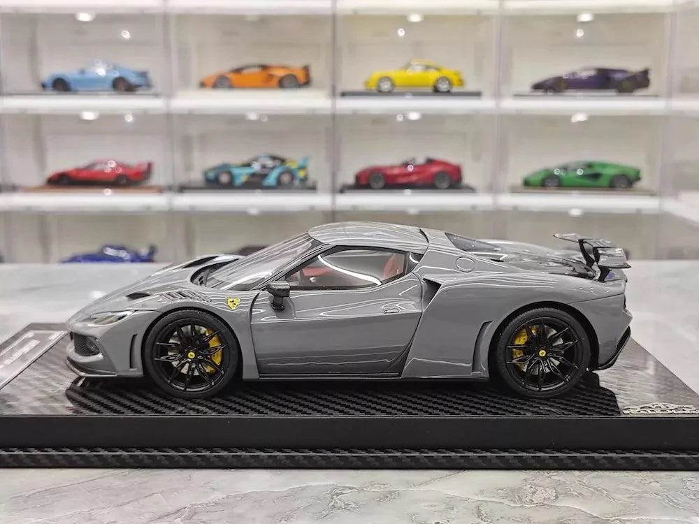 [VIP] 1:18 Ferrari 2023 296 GTB Novitec Gray Model Car Resin