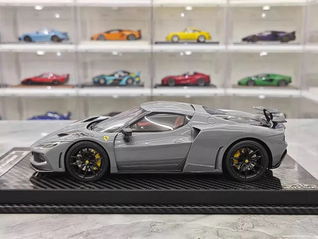 [VIP] 1:18 Ferrari 2023 296 GTB Novitec グレー モデルカー レジン