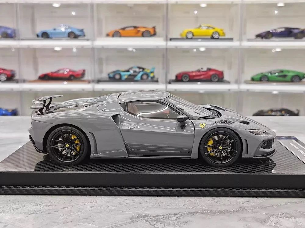 [VIP] 1:18 Ferrari 2023 296 GTB Novitec Gray Model Car Resin