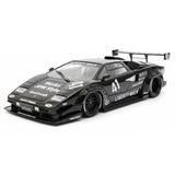[VIP] 1:18 Lamborghini 1989 Countach Liberty Walk Black Model Car Resin