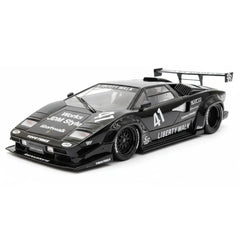 [VIP] 1:18 Lamborghini 1989 Countach Liberty Walk Black Model Car Resin