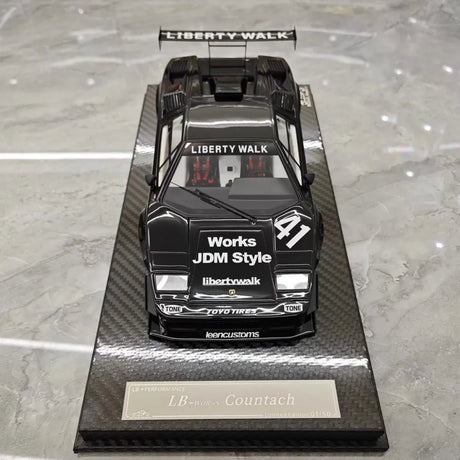 [VIP] 1:18 Lamborghini 1989 Countach Liberty Walk Black Model Car Resin