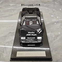 [VIP] 1:18 Lamborghini 1989 Countach Liberty Walk Black Model Car Resin