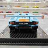 [VIP] 1:18 Lamborghini 1989 Countach Liberty Walk Gulf Model Car Resin