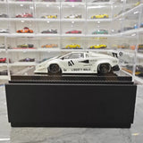 [VIP] 1:18 Lamborghini 1989 Countach Liberty Walk White Model Car Resin