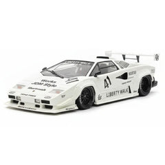 [VIP] 1:18 Lamborghini 1989 Countach Liberty Walk White Model Car Resin