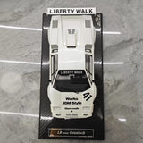 [VIP] 1:18 Lamborghini 1989 Countach Liberty Walk White Model Car Resin