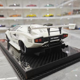 [VIP] 1:18 Lamborghini 1989 Countach Liberty Walk White Model Car Resin