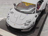 [VIP] 1:18 Lamborghini 2009 Murcielago GT EVO Liberty Walk grå modellbil harts