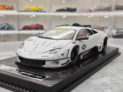 [VIP] 1:18 Lamborghini 2009 Murcielago GT EVO Liberty Walk Gray Model Car Resin