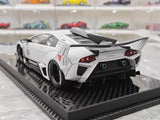 [VIP] 1:18 Lamborghini 2009 Murcielago GT EVO Liberty Walk grå modellbil harts