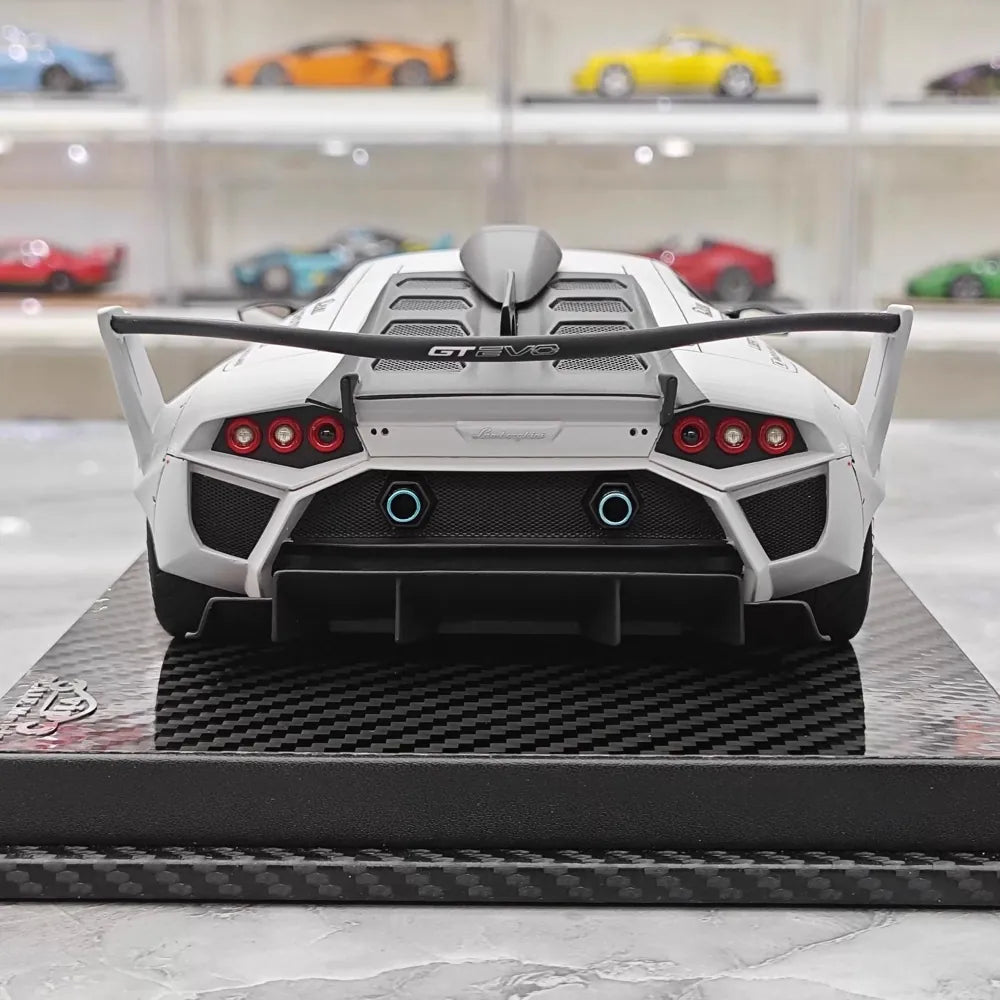 [VIP] 1:18 Lamborghini 2009 Murcielago GT EVO Liberty Walk Gray Model Car Resin