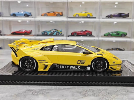 [VIP] 1:18 Lamborghini 2009 Murcielago GT EVO Liberty Walk Yellow Model Car Resin