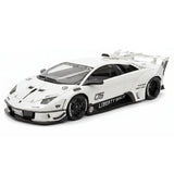 [VIP] 1:18 Lamborghini 2009 Murcielago GT EVO Liberty Walk White Model Car Resin