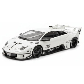 [VIP] 1:18 Lamborghini 2009 Murcielago GT EVO Liberty Walk White Model Car Resin